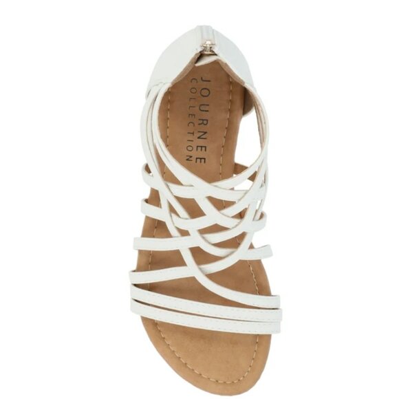 Journee Womens Hanni Gladiator Flat Sandals Size 7.5M - Picture 4 of 7